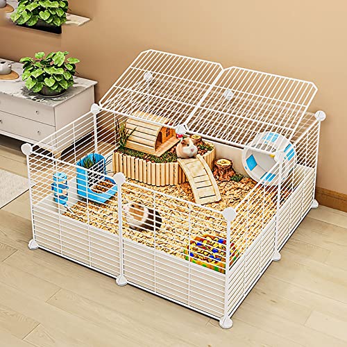 Kleintierkäfige, Meerschweinchenkäfig, Kaninchenkäfig, Rattenkäfig, Kleiner Katzenkäfig, Welpenhundelaufstall, Haustierzaun für Welpen, Kaninchen, Kätzchen, Hamster, Meerschweinchen, Schildkröte, von ZURBAQD