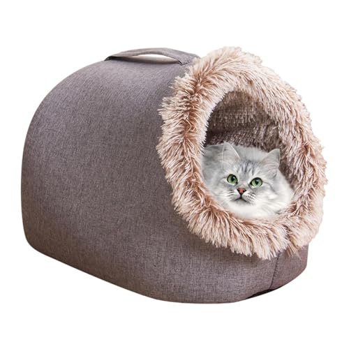 Winter Warm Pet Nest - Warm Keeping Portable Dogs Caves Plush Comfortable Ctas Beds - Animal Beds for Bedroom, Balcony, Living Room, Garden, Traveling, Camping Zurego von ZUREGO