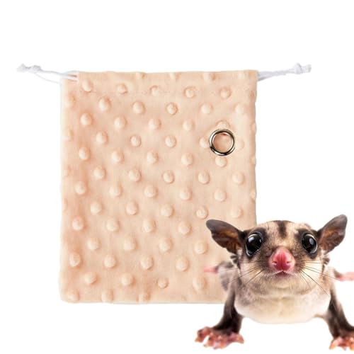 ZUREGO Sugar Glider Bonding Pouch | Bonding Carry Pouch - Comfortable Nest Bed Sleeping Pouch Bag Breathable for Hamsters Squirrels and More von ZUREGO