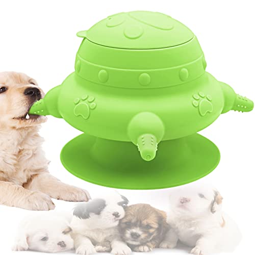 Puppy Feeder für mehrere Welpen, 240ml Puppy Milk Feeder Welpenflaschen für die Pflege Silikon Welpensäugestation mit 4 Zitzen für Kätzchen, Welpen, Kaninchen Pflegezubehör von ZWEBY