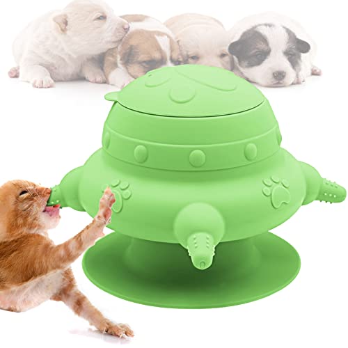 Puppy Feeder für mehrere Welpen, 4 Zitzen Puppy Milk Feeder Puppy Nipple Feeder Silicone Puppy Nursing Station, 240ml Puppy Nursing Bottles für Kätzchen, Welpen, Kaninchen von ZWEBY