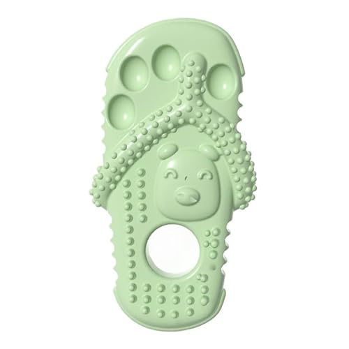 ZWHHW New Pet Toys Bite Resistant Slippers TPR Bite Molar Dental Cleansing Multicolor Dog Toy Factory Wholesale (Color : Matcha, Size : Allyards) von ZWHHW