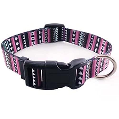 1 Stück Abnehmbares Hundehalsband Bohemia Style Verstellbares Polyester Pet Halskette Loop-5,S von ZXDC