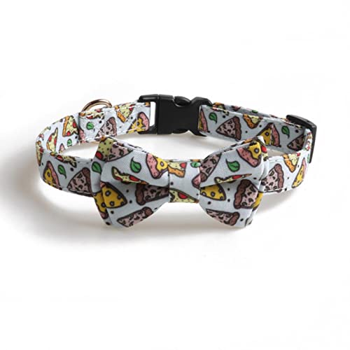 1 Stück Bowknot Hundehalsbänder für kleine und mittelgroße Hunde, Halskette, Fliege, verstellbar, Breakaway-Halsband für Haustiere, Schleife, 08, M, 2,0 x 30–45 cm von ZXDC