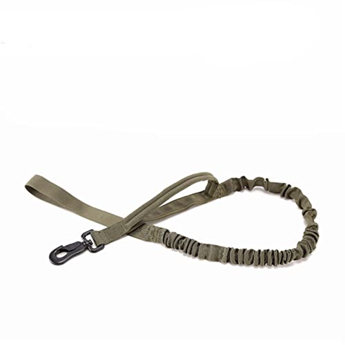 1 Stück Super Robustes Großes Hundehalsband Mittelgroßer Hund Golden Retriever Shepherd Großes Hundehalsband Taktisches Hundehalsband-Leine-Armeegrün,XL von ZXDC