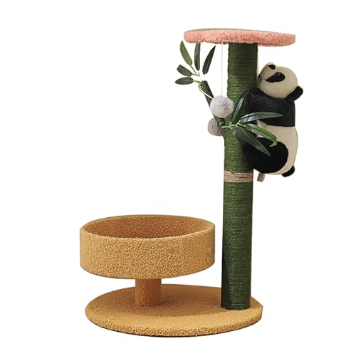 Kratzbaum für Katzen, Katzenbaum, Katzenkratzbaum, Niedliche Eigentumswohnung, Multifunktionale Katzenmobel für Kleine Katzen und Kätzchen im Innenbereich ( Size : Single column+diving platform+cat ne von ZXTRYBHD