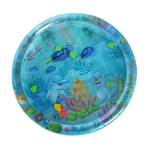 ZYKEJJDDAK Hundematte, Katzenbett, aufblasbar, Wasserbett, Liege für kleine Katzen, Wassersensorische Spielmatte, rund ZYKEJJDDAK Hundematte, Katzenbett, aufblasbar, Wasserbett, Liege für kleine Katzen, Wassersensorische Spielmatte, rund von ZYKEJJDDAK