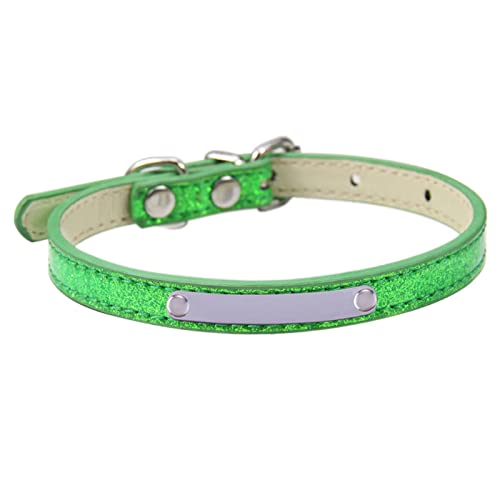 ZYKEJJDDAK Verstellbares Katzenhalsband für Welpen, Katzenhalsband mit Namensschild, mehrere Größen, bequem, weiches PU-Leder ZYKEJJDDAK Verstellbares Katzenhalsband für Welpen, Katzenhalsband mit Namensschild, mehrere Größen, bequem, weiches PU-Leder von ZYKEJJDDAK
