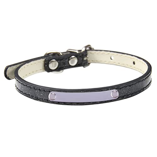 ZYKEJJDDAK Verstellbares Katzenhalsband für Welpen, Katzenhalsband mit Namensschild, mehrere Größen, bequem, weiches PU-Leder ZYKEJJDDAK Verstellbares Katzenhalsband für Welpen, Katzenhalsband mit Namensschild, mehrere Größen, bequem, weiches PU-Leder von ZYKEJJDDAK
