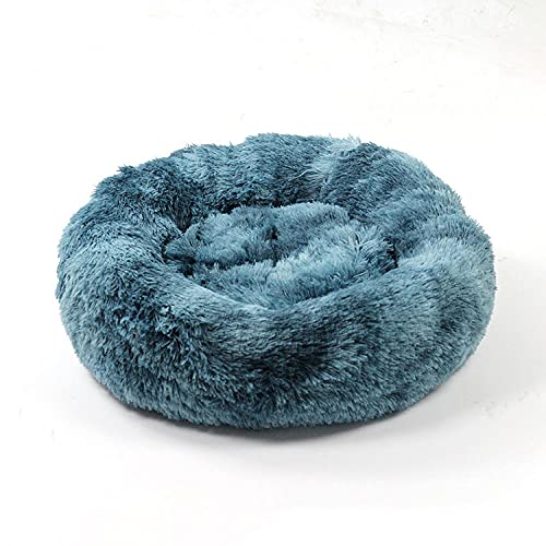 ZZDXL Donut Hundebett 100Cm Grün Hundebett Donut Gemütliches Haustierbett Waschbar, Soothing Bed Dog(100m) von ZZDXL