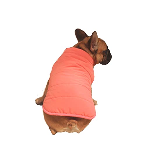 Hundekleidung Wintermanteljacke Welpen Haustierkleidung Winter Hund Weste (Color : Pink, Größe : S) von ZZZYW