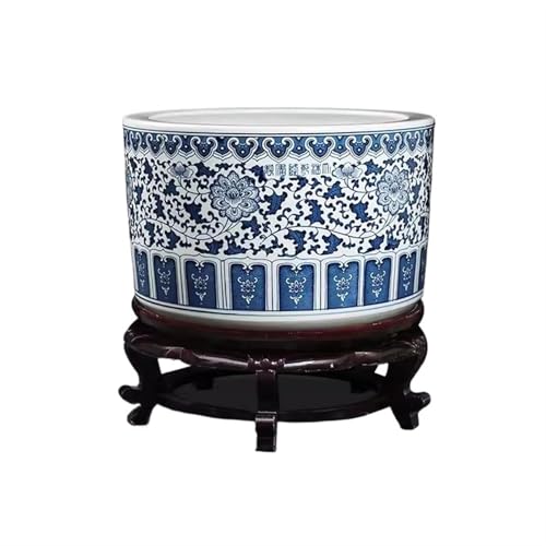 Fischschale Chinesisches Retro-Aquarium aus Keramik, Schildkröten-Fütterungsbecken, for den Außenbereich, Gartenterrasse, Keramik-Aquarium, Wohnzimmer, Büro, Dekoration, Schreibtisch-Dekoration Aquari Fischschale Chinesisches Retro-Aquarium aus Keramik, Schildkröten-Fütterungsbecken, for den Außenbereich, Gartenterrasse, Keramik-Aquarium, Wohnzimmer, Büro, Dekoration, Schreibtisch-Dekoration Aquari von ZZlei2yu-12