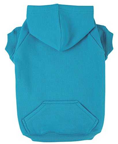 Zack & Zoey Basic Hoodie für Hunde, 40,6 cm, Größe M, Bluebird von Zack & Zoey