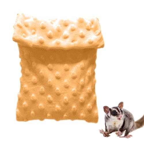 Zasdvn Sugar Gliders Schlafsack, kleines Haustierbett, Schlafsack, warmes Haustierbett, Höhle, bequemes Bett für Meerschweinchen, Hamster, Zuckergleiter, Frettchen, Eichhörnchen von Zasdvn