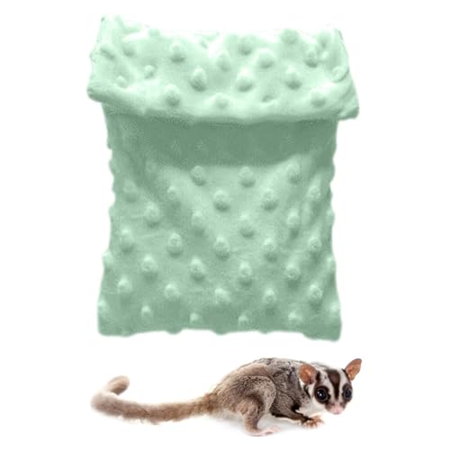 Zasdvn Sugar Gliders Schlafsack, kleines Haustierbett, warmes Bett, bequemes Haustierbett, Schlafsack, Höhle für Kleintiere, Eichhörnchen, Murmeltiere, Hamster von Zasdvn