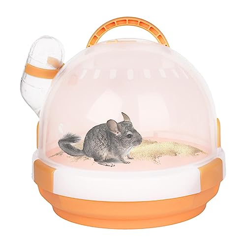 Hamsterträger - Igelträger-Mäusekäfig mit Wasserflasche - Kleintierkäfig, atmungsaktiver Mäusekoffer, tragbarer Reisekäfig für Igel, Maus, Rennmaus von Zceplem