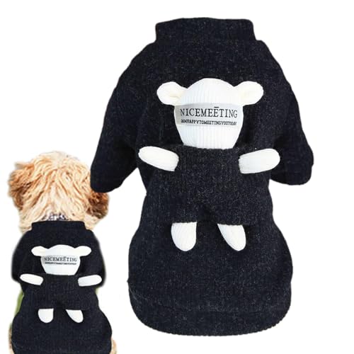 Winter-Hundepullover, Welpenkleidung Hund Winterkleidung Haustierweste, Rollkragenpullover, süßer Overall, Warmer Welpenpullover, Jungen- und Mädchen-Outfits für kleine Hunde, für kleine von Zceplem