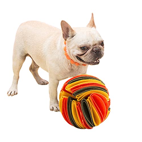 Zceplem Hund Schnüffelmatte - Puzzle-Spielzeug für Hunde, um sie zu beschäftigen - Hundepuzzlespielzeug Interaktives Hundespielzeug Ball mit langsamer Fütterung zum Stressabbau von Zceplem