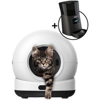 Zedar Selbstreinigende Katzentoilette, 82L Katzenklo Selbstreinigend mit App und Futterautomat Katze - Edelstahl napf - 6 Liter - mit APP Steuerung - K1200 PRO - Zedar A600 Zedar Selbstreinigende Katzentoilette, 82L Katzenklo Selbstreinigend mit App und Futterautomat Katze - Edelstahl napf - 6 Liter - mit APP Steuerung - K1200 PRO - Zedar A600 von Zedar