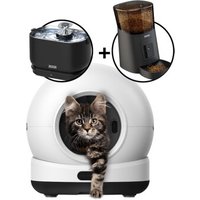 Zedar Selbstreinigende Katzentoilette - Trinkbrunnen für Katze Kabellos - futterautomat mit kamera für katzen - K1200 PRO + A900 + WF600 Zedar Selbstreinigende Katzentoilette - Trinkbrunnen für Katze Kabellos - futterautomat mit kamera für katzen - K1200 PRO + A900 + WF600 von Zedar