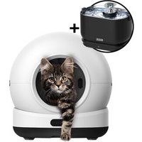 Zedar Selbstreinigende Katzentoilette und 2.5L Trinkbrunnen für Katze Kabellos - K1200 PRO & WF600 Zedar Selbstreinigende Katzentoilette und 2.5L Trinkbrunnen für Katze Kabellos - K1200 PRO & WF600 von Zedar