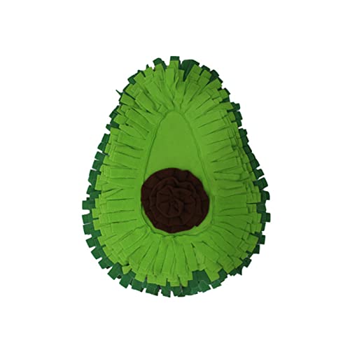 Dog Snuffle Mat Interactive Puzzle Feeder Slow Feeding Toy Avocado Improving Intelligence For Rabbit Puppy Dog Snuffle Mat Toy Small Breed Dog Puzzle Toys Rabbit Foraging Mat Large von Zeizafa