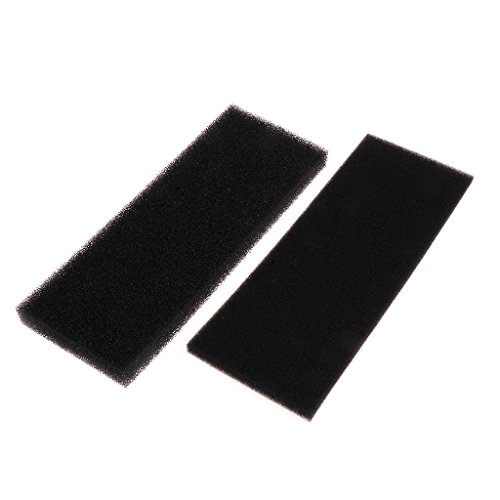 Zeizafa 2 Pcs Fisch Für Tank Ersatz Filter Schwamm Pad Aquarium Biochemische Medien Schaum Zuschnitt Passen Verbesserung Wasserqualität Wasserfilter Hause 10 X 4,5 von Zeizafa