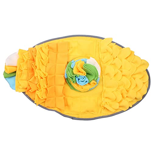 Zeizafa Pet Snuffle Feeding Mat Dog Interactive Puzzle Squeak Toy Langeweile Encouraging Natural Futtersuche Fähigkeiten Für Hunde Hund Puzzle Spielzeug Schnüffelmatte von Zeizafa