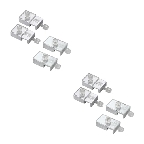 Zemusinet Metall-Clip für Netzabdeckung, Aluminiumlegierung, Halterung für Anti-Springnetz, Aquarien, Zubehör, Aquarien, Anti-Spring-Netzabdeckung, Clip-Stützhalter, Metall, 2 Stück von Zemusinet