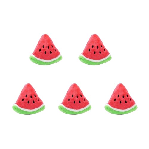 Zemusinet Wassermelonen-Plüsch-Quietschspielzeug für kleine und große Hunde, Haustiergeschenk, interessantes Haustier-Plüsch von Zemusinet