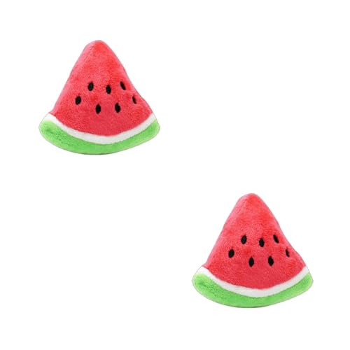 Zemusinet Wassermelonen-Plüsch-Quietschspielzeug für kleine und große Hunde, Haustiergeschenk, interessantes Haustier-Plüsch von Zemusinet