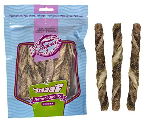 Braaaf Fischsnack Lachs-Rolle Twister - 70 g von Zen-Kat