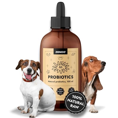 ZENOO Digestive Probiotics für Hunde - 100% Natürlich & RAW - Unterstützt Verdauung & Immunsystem - Kein Gluten, GMO - 100 ml von Zenoo