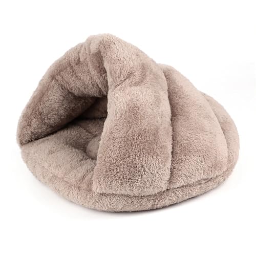 Zentaurus Hundebett, mittelgroße Hunde, Katzenbett, Anti-Stress-Bett, Plüsch, Hundebett (Beige, S: 40 x 40 cm) von Zentaurus