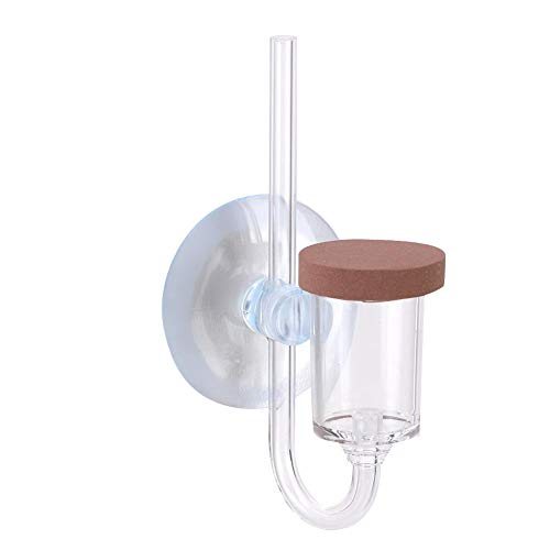 CO2 Zerstäuber Diffusor Acryl Aquarium Kohlendioxid Transparent Bubble Counter Refiner Aquarium Wasserpflanzen(S) von Zerodis