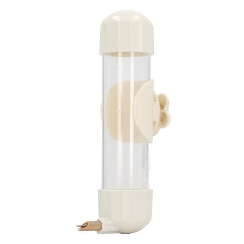 Hängender Papageien-Wasserspender, Vogelkäfig-Wasserspender, Auslaufsicher, Harmloses Schlagstift-Design für Nymphensittiche (White) von Zerodis