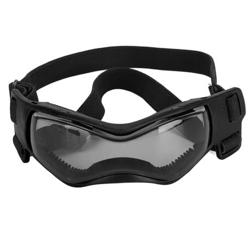 Zerodis Hundebrille Stilvolle Hundesonnenbrille UV-Augenschutz Wind Staub Nebelschutz Hundebrille Haustier-Sonnenbrille für den Außenbereich (Black) von Zerodis