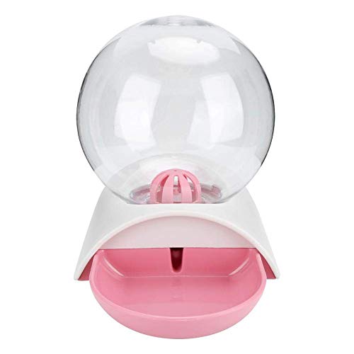 Pet Water Dispenser, 2,8 l High Capacity Pet Drinking Fütterungsschüssel Plastic Bubble Automatic Pet Feeder für Katzen Hunde(Rosa) von Zerodis