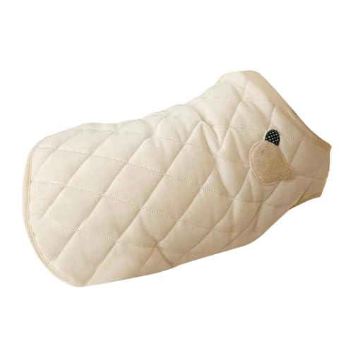 Warmer Hundemantel, Warmer Hundemantel, Hundekleidung, Jacke, Verdicktes Polyester, Niedlicher, Stilvoller Winter-Hundemantel, Gepolsterte Hundeweste für Kleine Hunde, Welpen, von Zerodis