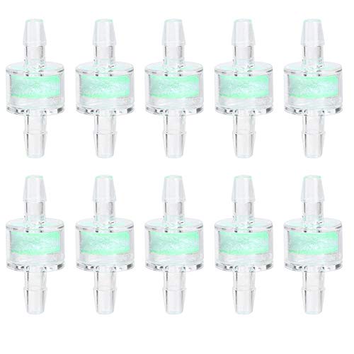 Zerodis 10PCS ABS Green Aquarium Wasserpumpe Silikonschlauch Filter Wasser Öl Luftfilter Fischtanks Schlauch Reinigung Filtration Sauerstoff Aquarium Fischteich Zubehör(8mm) von Zerodis