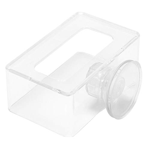 Zerodis Aquarium Feeder, Acryl Square Aquarium Fischfütterungsring Floating Food Feeder mit Saugnapf für Aquarium Aquarium von Zerodis