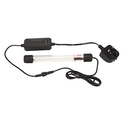 Zerodis Aquarium-Reinigungslampe, Sicheres Unterwasser-Aquarium, Sauberes Licht, Wasserreinigung, UK-Stecker, 220 V für Zuhause (ZY-111) von Zerodis