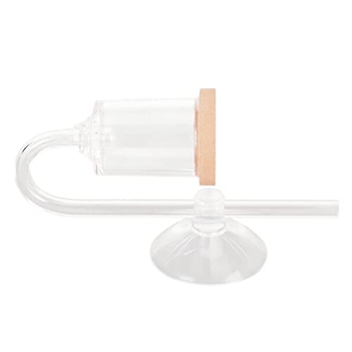 Zerodis CO2-Diffusor, Unabhängige Blasenzählfunktion CO2-Diffusor für Aquarien aus Acryl mit Saugnapf für Aquarienpflanzen (L) von Zerodis