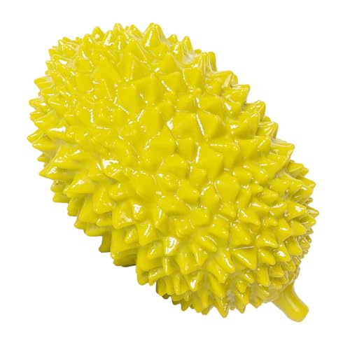 Durian Dog Squeaky Toys Durian Dog Squeaky Toys Durable Toy for Chewing and Grinding Simulation Durian Shape Bite Resistant Interactive Dog Squeaky Toy for Chewing Teeth Grinding von Zerodis