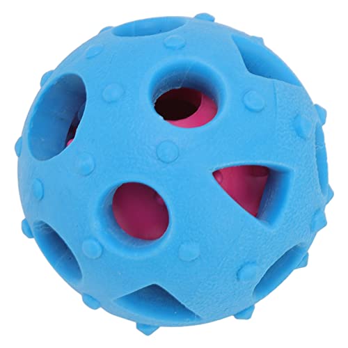 Zerodis Hunde-Puzzleball, Welpenfutter-Ausgabespielzeug, Interaktiver, Bissfester, Langsamer Futterspender, Ungiftige Zahnfleischmassage, Fördert die Verdauung für den Außenbereich von Zerodis