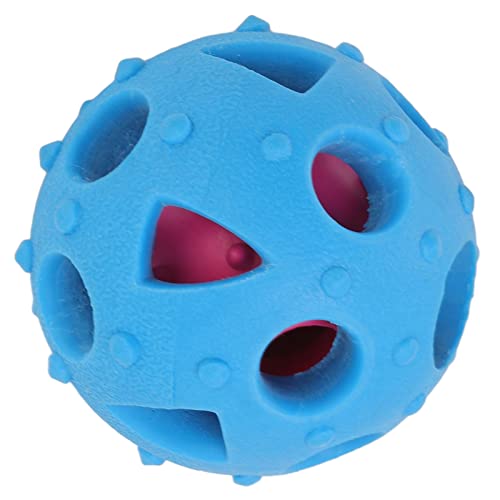 Zerodis Hundepuzzle-Beißspielzeugball, IQ-Ball, Futterspender-Hundespielzeug, Interaktiver Hundespielzeugball, Hundekauzahn-Reinigungsspielzeug von Zerodis