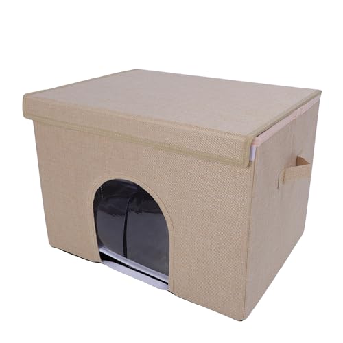 Zerodis Innovative Faltbare Katzenkühlhaus Tragbare Oxford -Stoffkatze Höhle mit Eisbag für Sommer, Weiches Material Komfortable Katze Kühlhöhle für den Gebrauch Im Innenbereich Im Freien Freien Zerodis Innovative Faltbare Katzenkühlhaus Tragbare Oxford -Stoffkatze Höhle mit Eisbag für Sommer, Weiches Material Komfortable Katze Kühlhöhle für den Gebrauch Im Innenbereich Im Freien Freien von Zerodis