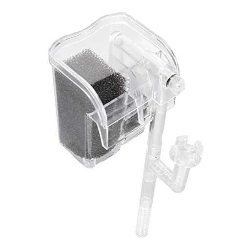 Zerodis Kleiner Aquarium-Leistungsfilter, Aquarium-Filter-Ölfilmprozessor für Aquarien (EU-Stecker 220 V) von Zerodis