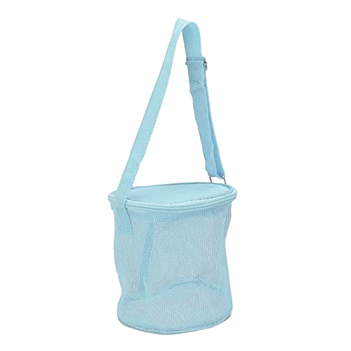 Kleintiertasche, Hamstertrage, Atmungsaktiv, Faltbar, Tragbar, Verstellbare Schultergurte für Zuckergleiter für Babyschildkröten (Himmelblau) von Zerodis