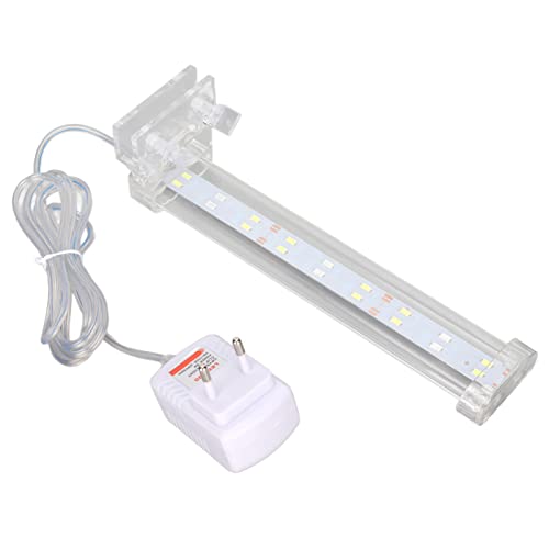 Zerodis LED-Aquarienlicht, EU-Stecker 220 V, LED-Aquarienlicht, Hohe Helligkeit, Multifunktionslicht, Energiesparend für Aquarien (D20) von Zerodis